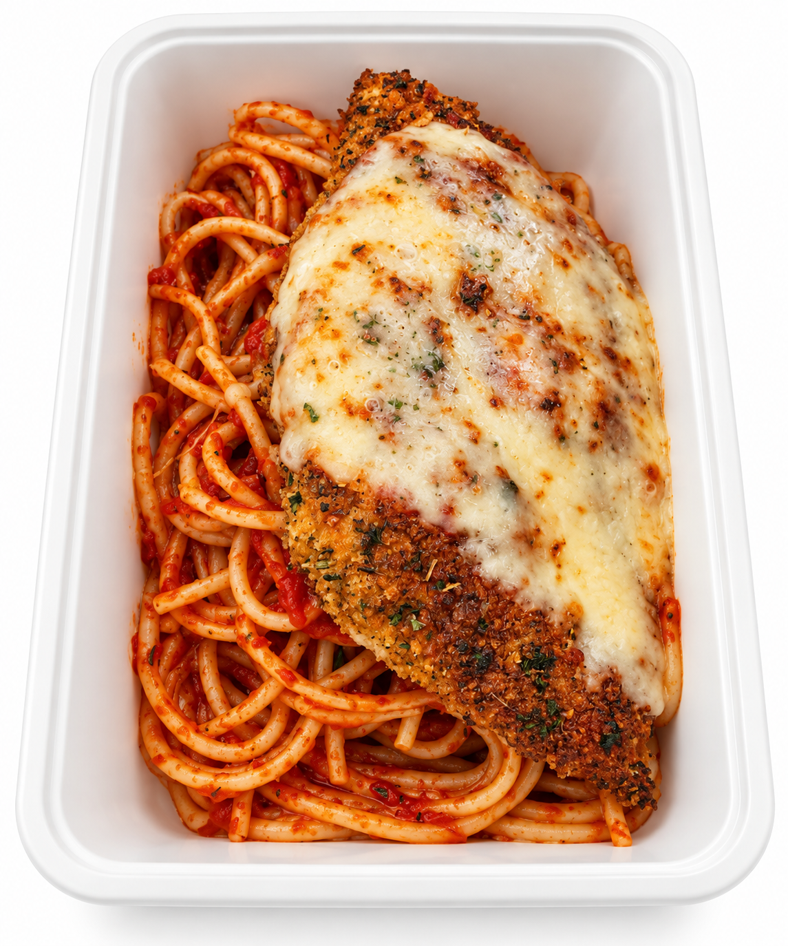 Chicken Parmesan & Spaghetti